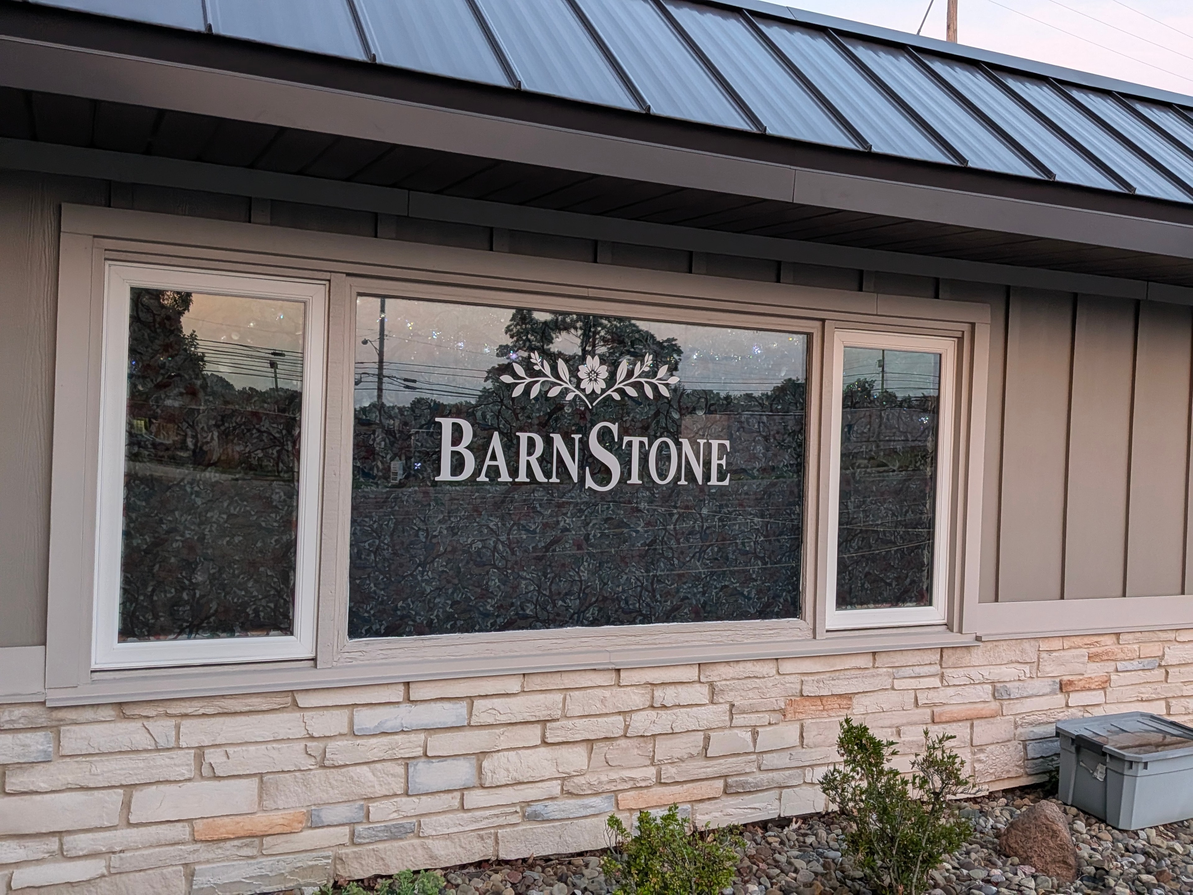 Barnstone Studio interior with warm lighting and creative atmosphere